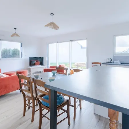 Ty Nevez - Jolie Maison Neuve Avec Petite Vue Mer Saint-Pabu  Exterior foto