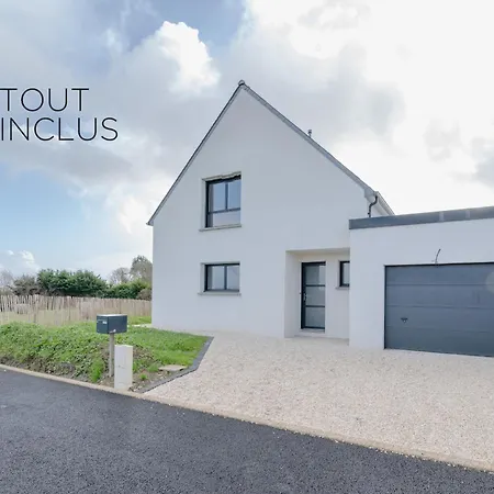 Ty Nevez - Jolie Maison Neuve Avec Petite Vue Mer Saint-Pabu  Exterior foto